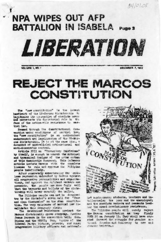 Liberation Volume 1, No. 7